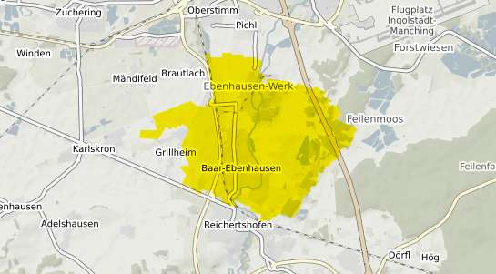Immobilienpreisekarte Baar Ebenhausen